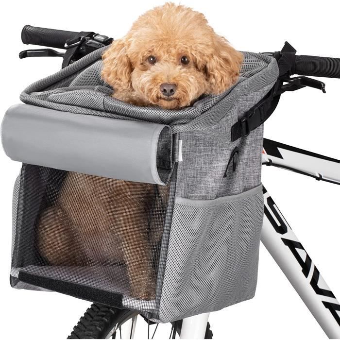 Panier de transport de vélo pour chien de moins de 7 kilos