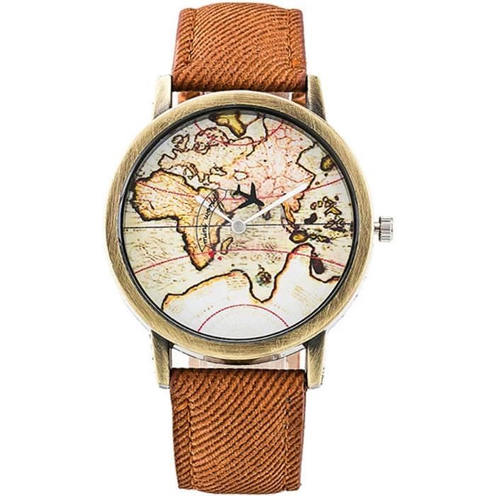 Montre planisphère cheap