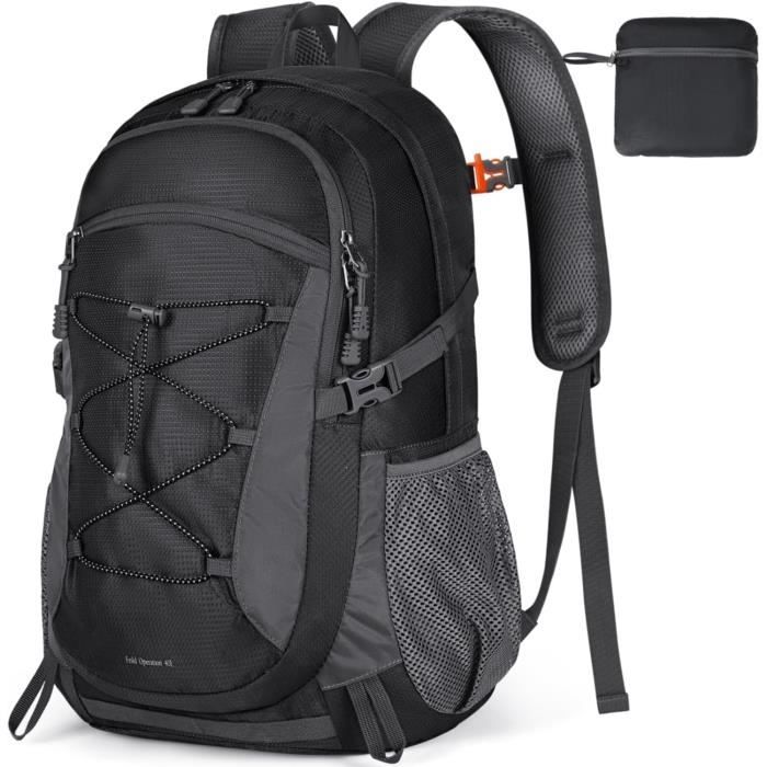 Sac A Dos Randonnee 40L Ultra Leger Pliable Sac A Dos Voyage Homme Femme Impermeable Sac A Dos Trekking Grande Capacite Pour x281 Cdiscount Sport