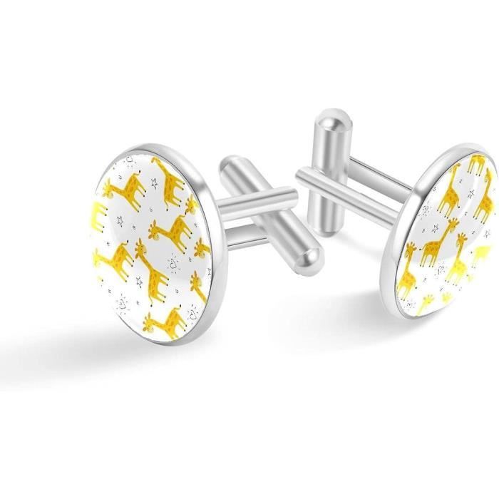 Flamme De Feu Du Yin Yang Imprimer Des Boutons De Manchette Classiques