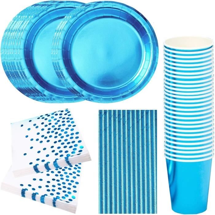 Geburtstagsgeschirr Set - Party Deko Für Kindergeburtstag & Feiern