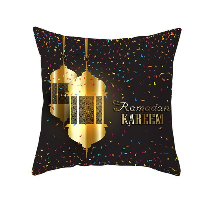 Ramadan Musulman Motif Coussin Polyester Couverture Taie Home