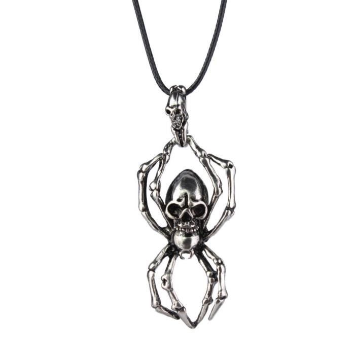 collier lanière de cuir véritable section de 2 mm noir ciré longueur 42cm+5