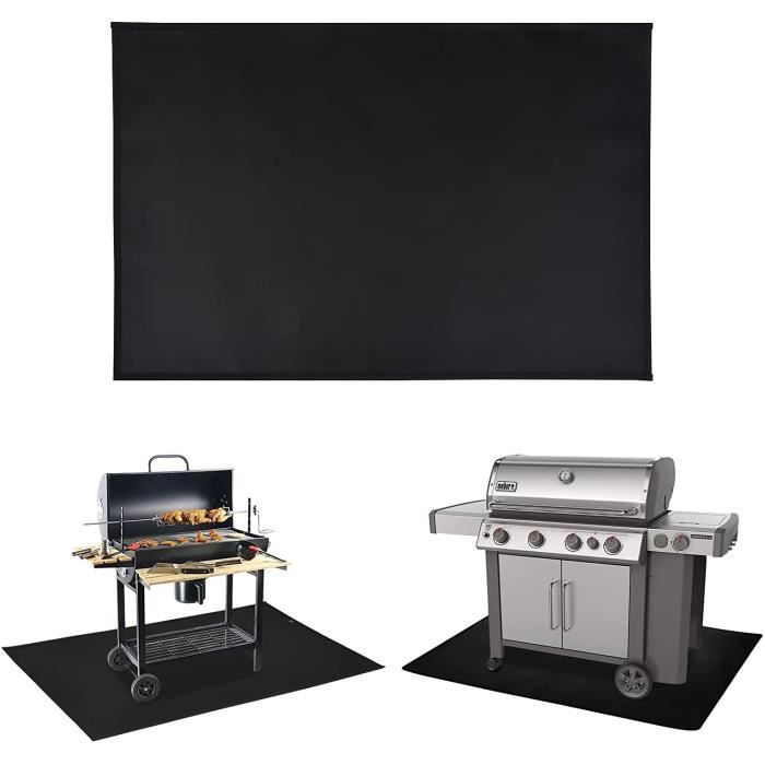 Tapis Résistant à La Chaleur Pour Barbecue - 40x60 Cm, 4 Couches Isolantes - Antidérapant, Facile à Nettoyer
