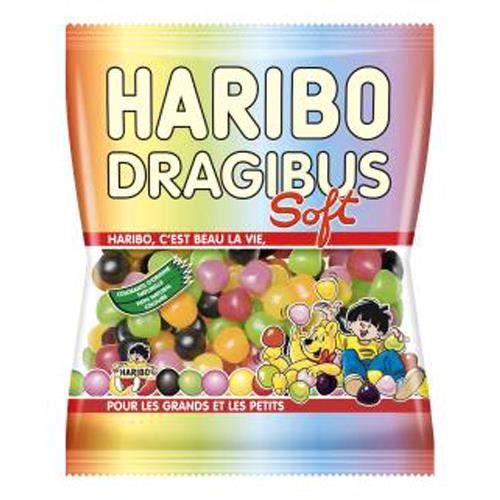 Haribo bonbons Dragibus Duomix, sachet de 130 g bij VindiQ Office