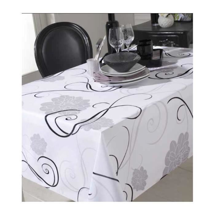Nappe rectangulaire 150 x 250 cm - Anti taches et sans ...