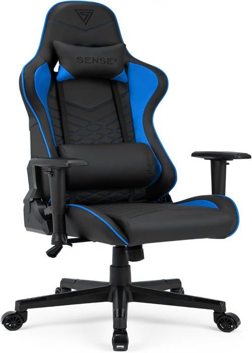 Fauteuil gaming SENSE7 Spellcaster Chaise d'ordinateur en similicuir