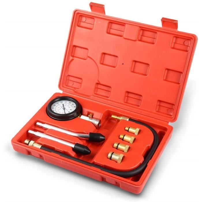 Compressiomètre Pour Moteur Essence Dema D24561 - Kit 8 Pièces
