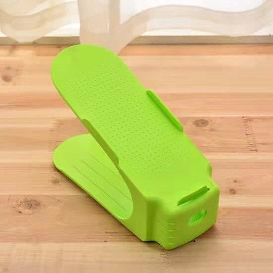 Lot De 10 étagères à Chaussures Double Couche – Gain De Place, Antidérapantes, Sans Montage | Rangement Chaussures Armoire Couloir - 8
