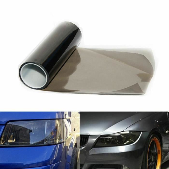 Accessoires auto intérieurs,Film de Protection pour phares de voiture, 30x60cm, pour phare arrière, - Type Light Black