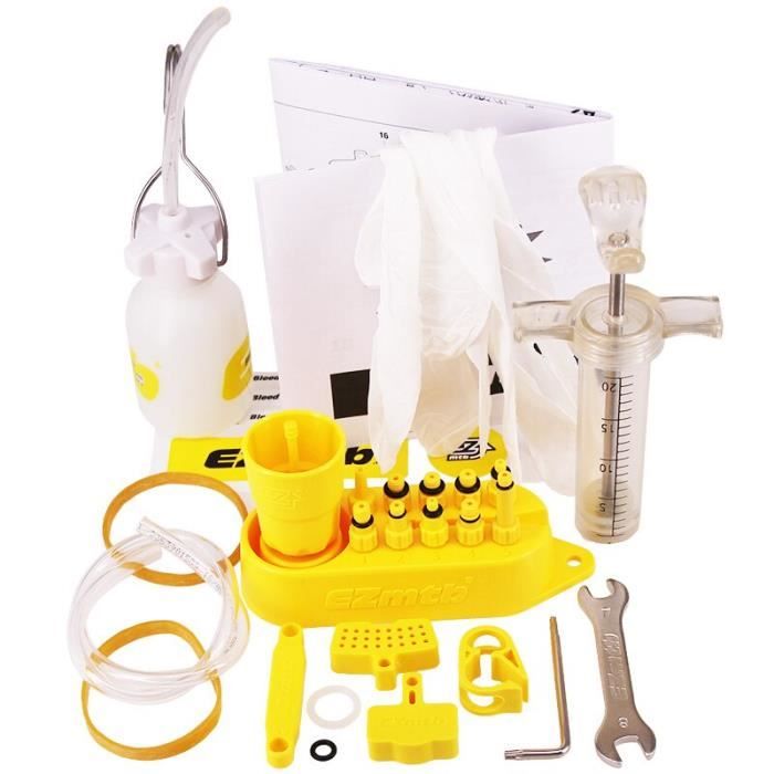Kit De Purge Pour Freins à Disque VTT – Compatible Tektro, Magura Et Plus