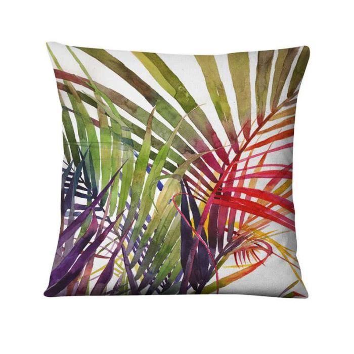 2 Housses De Coussin Décoratives Forme Feuille D'érable 45x45cm - Motif Automne, Tissu Pelucheux Polyester - Décoration Salon, Chambre, Canapé Pour Thanksgiving, Halloween - 11
