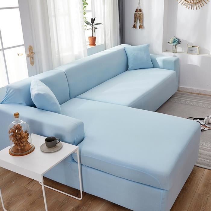 LINGKY Housse Canapé D'Angle En Velours Doux - Protection Élégante Pour Canapé En Forme De L, Vert Foncé, 1 Place (90-140 Cm)