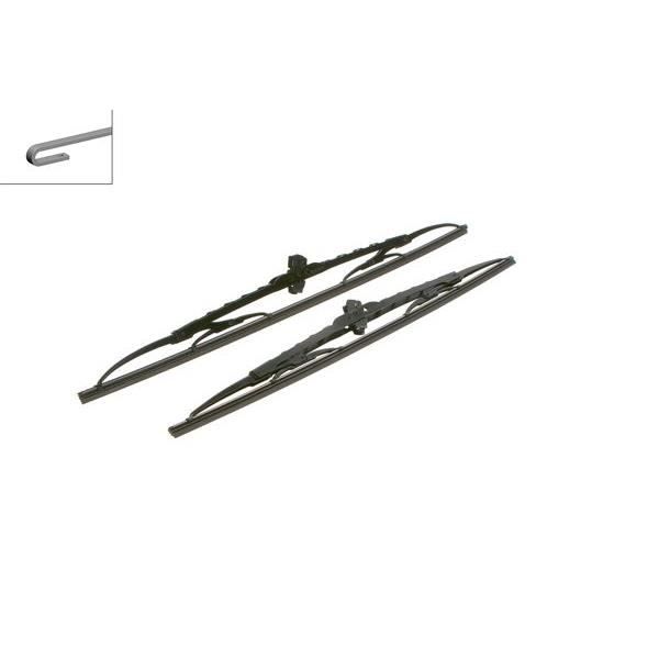 BOSCH Balais d'essuie-glace Twin 533 x2 3397118405