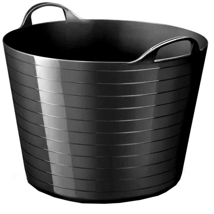 Panier de rangement souple 40 litres Noir