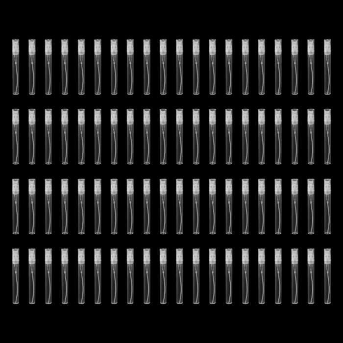 Mini Flacons Vaporisateurs Nasaux 10 Ml - Lot De 5 Avec Entonnoir - Transparents, Rechargeables, Portables - Pour Spray Maison, Eau, Huiles