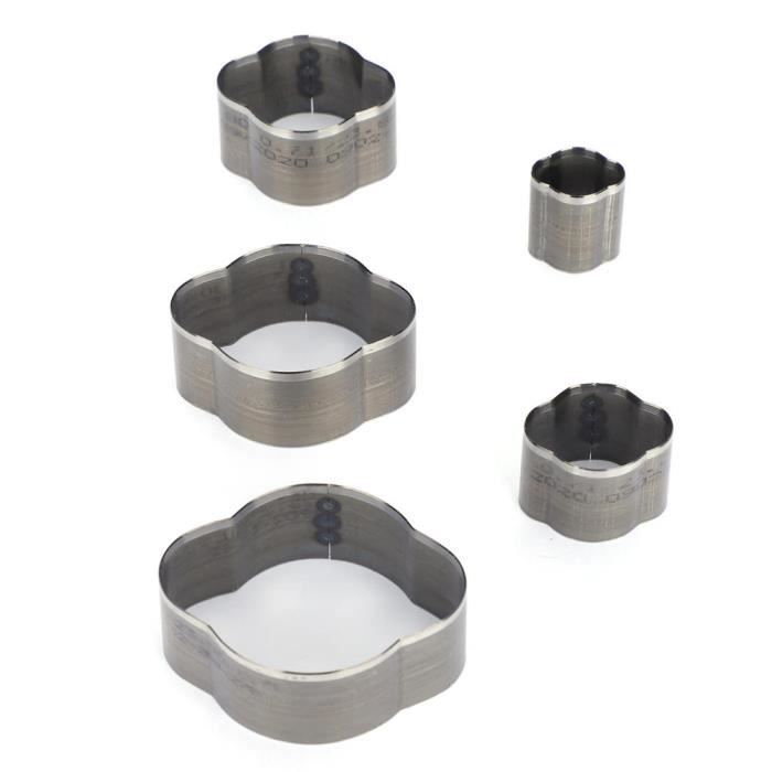 8 Pièces Matrices De Découpe Cuir Rondes 25-60 Mm – Poinçons En Acier Allié Anti-Déformation