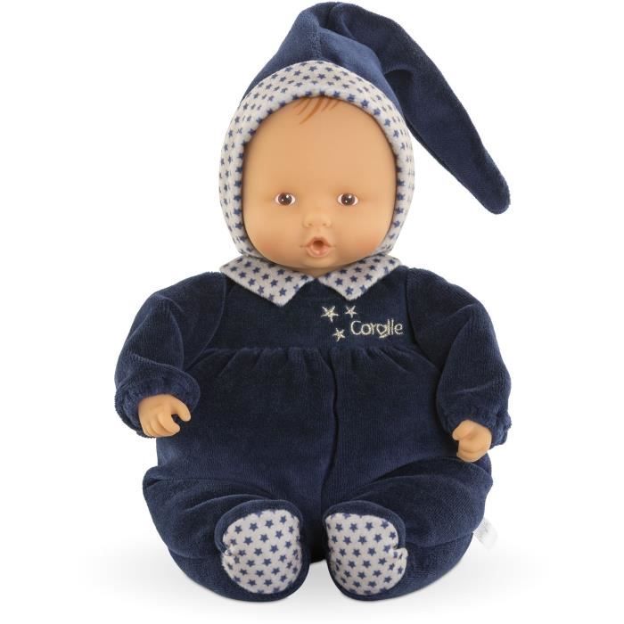 Doudou Corolle 9000020150 – Babipouce Marine Rêves d'Étoiles, Dès la Naissance