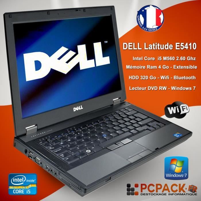 Top achat PC Portable DELL LATITUDE E5410 CORE I5 M560 2.66 Ghz 4 Go 320 Go pas cher
