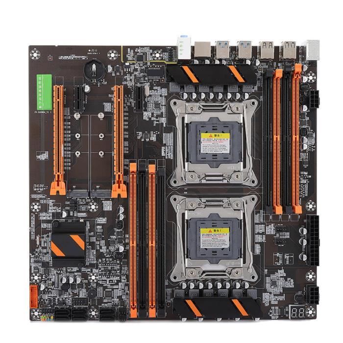 Tosuny Carte mere LGA2011-3 DDR4 ATX, Carte mere de Bureau pour Intel X99, Emplacement CPU pour