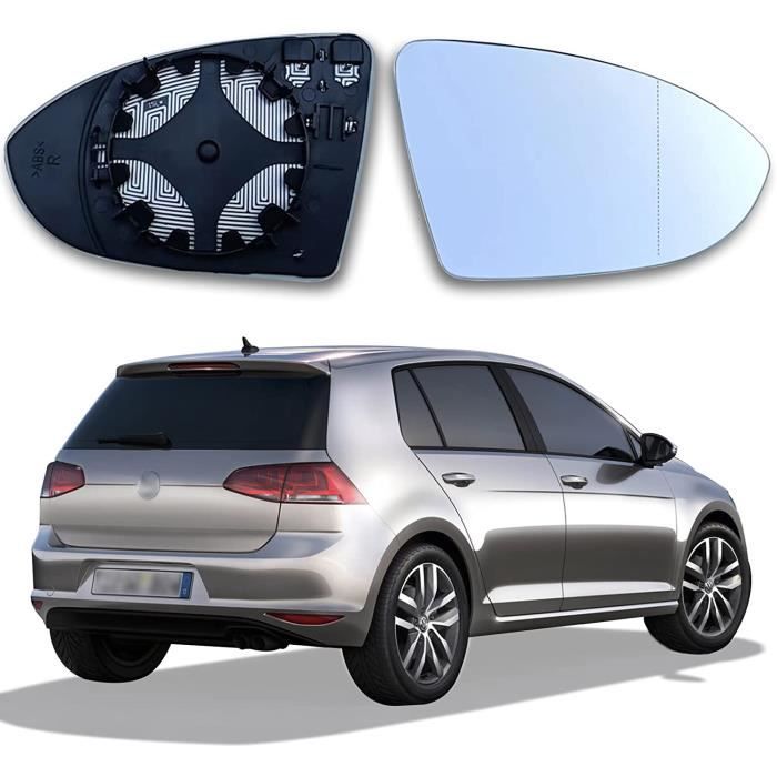 Pour VW Golf 7 Miroirs Glace Convexe Dégivrant Rétroviseur Gauche + Droit  2012- - Cdiscount Auto