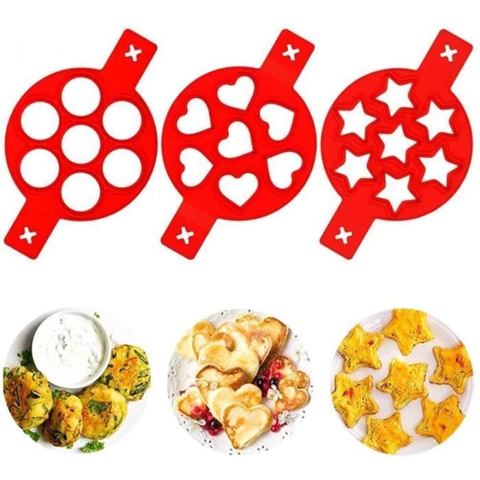 Lot De 3 Moules à Beignets En Silicone (7,5 Cm), Sans BPA, 6 Cavités Antiadhésives En Silicone Pour Donuts Résistants à La Chaleur Pour Gâteaux, Bagels, Muffins