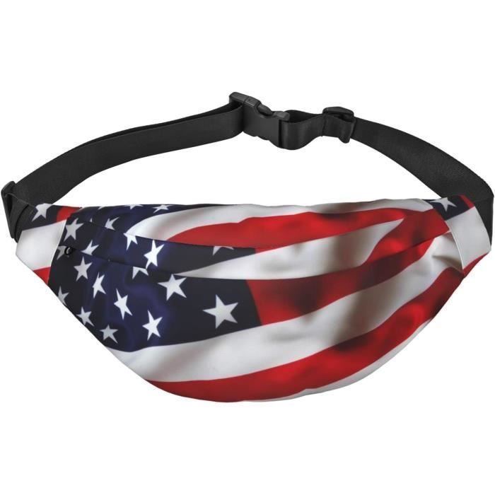Sac Banane Drapeau Palestinien – étanche, Grande Capacité, Sangle Réglable 80-150 Cm, Homme Et Femme