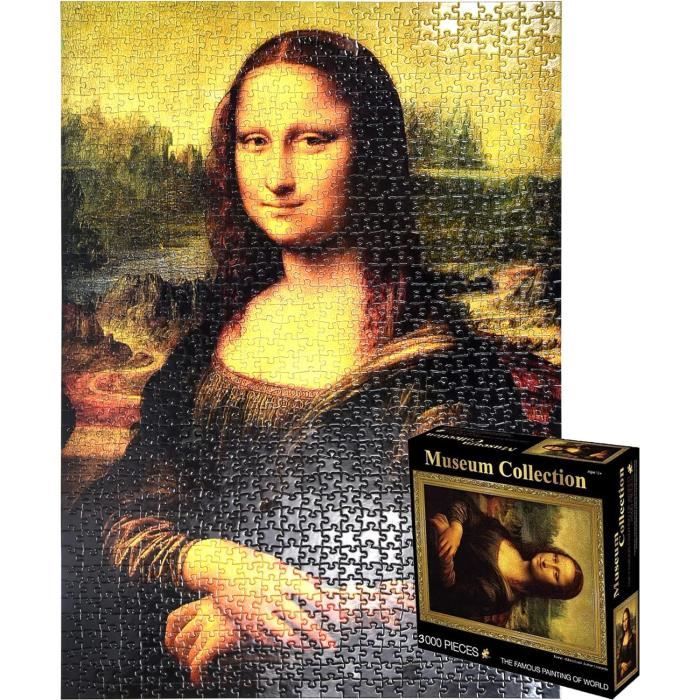 Puzzle 3000 Pieces Adultes La Joconde De Léonard De Vinci 115 X 82 Cm