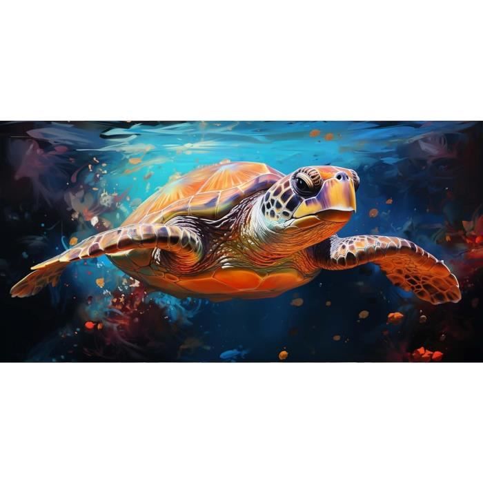 Pavemlo DIY 5D Diamond Painting Kits Tortue De Mer, Diamant