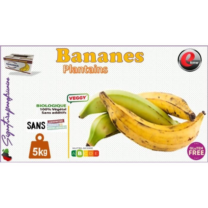 Bananes plantain - signature panafricaine - 5Kg