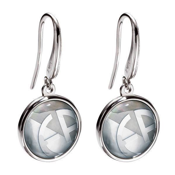 Boucles D'oreilles Femme Triangle Ovale - Acier Inoxydable Argenté, Neuf Avec étiquettes