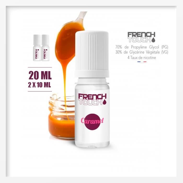 elfbar nachfüll pod läuft aus E-LIQUIDE FRENCH TOUCH - CARAMEL 20ML EN 6MG DE NICOTINE