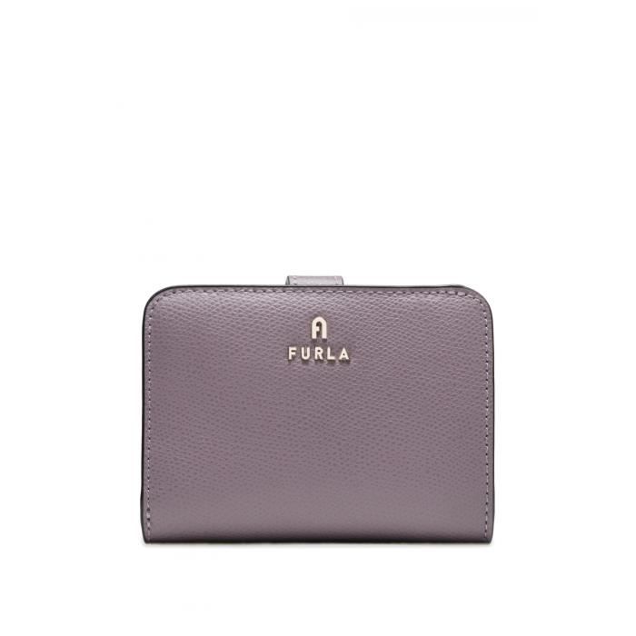 Portefeuille Furla En Cuir Violet – Fait Main Italie – Occasion Bon état