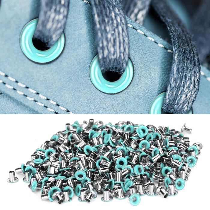 Lot De 200 Oeillets Auto-adhésifs 2mm Couleur Gunmetal - Pour Perles, Vêtements, DIY
