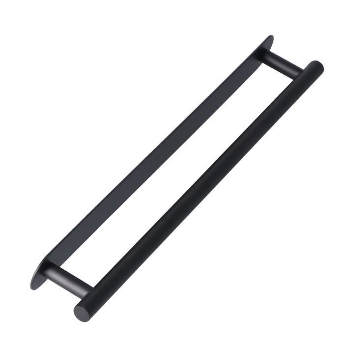 HOSTELNOVO - Porte-serviettes Inox Avec 50 Serviettes Cocktail Noires