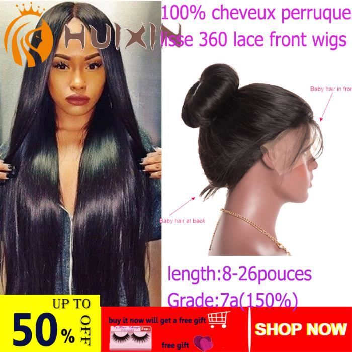 perruque lace front wig naturel