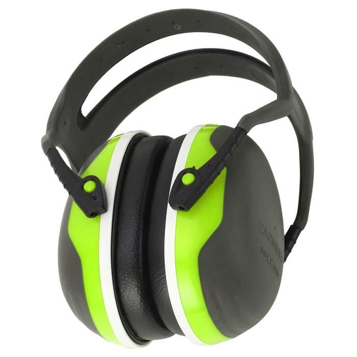HURRISE Cache-oreilles Casque antibruit pliable de sécurité, réduction du  bruit, pour dormir et quincaillerie bouchon Rouge Vert
