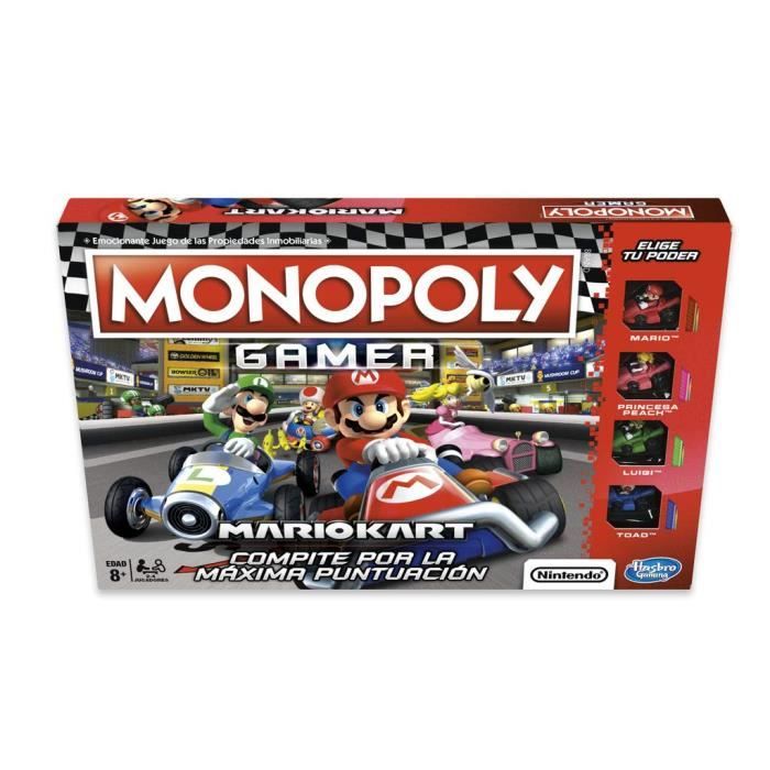 Monopoly Gamer Mario Kart, Multicolore (Hasbro ) - E1870105 - Cdiscount Jeux - Jouets