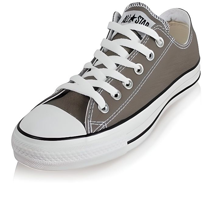 converse basse gris clair