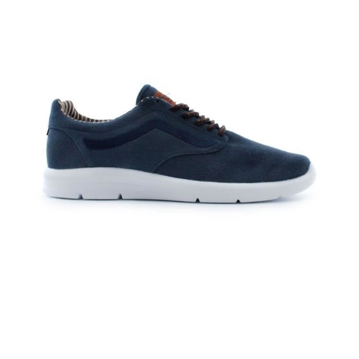 Baskets Homme - VANS - Iso 1.5 Waxed Navy E16 - Semelle ultra légère - Lacets bicolores - Textile