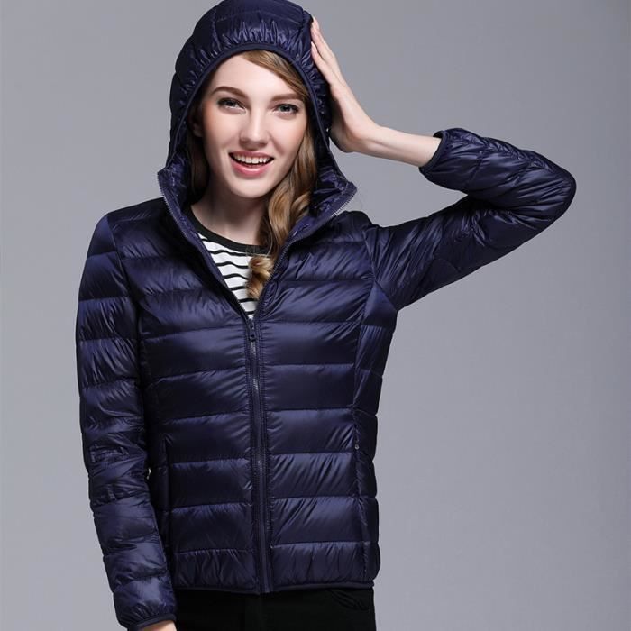 Doudoune L g re Femme Veste Compressible 90 Duvet de Canard