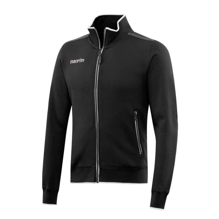 Veste zippée - Macron - Anime - Fitness - Homme - Noir Veste zippée - Macron - Anime - Fitness - Homme - Noir