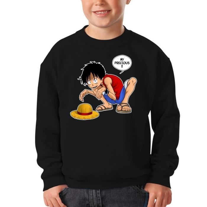 Pull Enfant Garçon Manga Parodie One Piece Et Lotr Traduction Anglais Pulls Enfants Haute Qualité 744