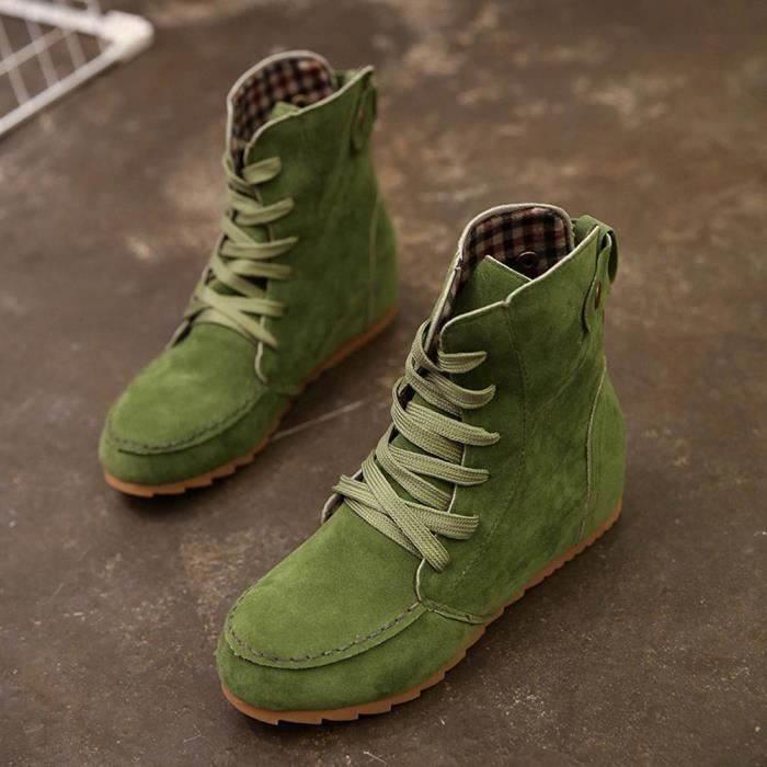 bottines femme talon plat
