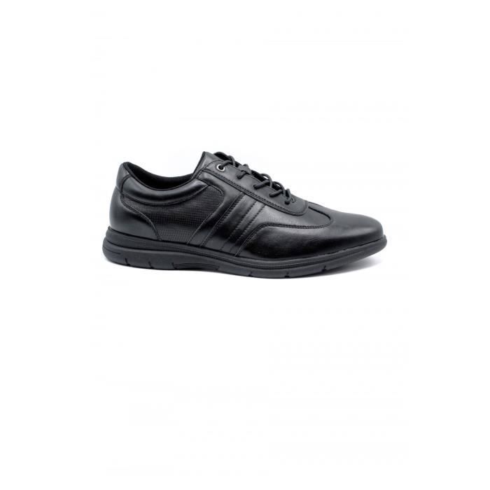 Chaussures de ville Homme Noir Talon 2,5 cm Lacets Bout
