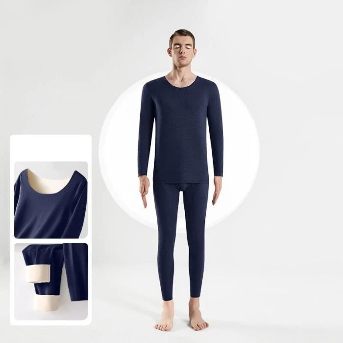 Ollie Homme Ensemble De Sous-vêtements Thermiques - Bleu | FR