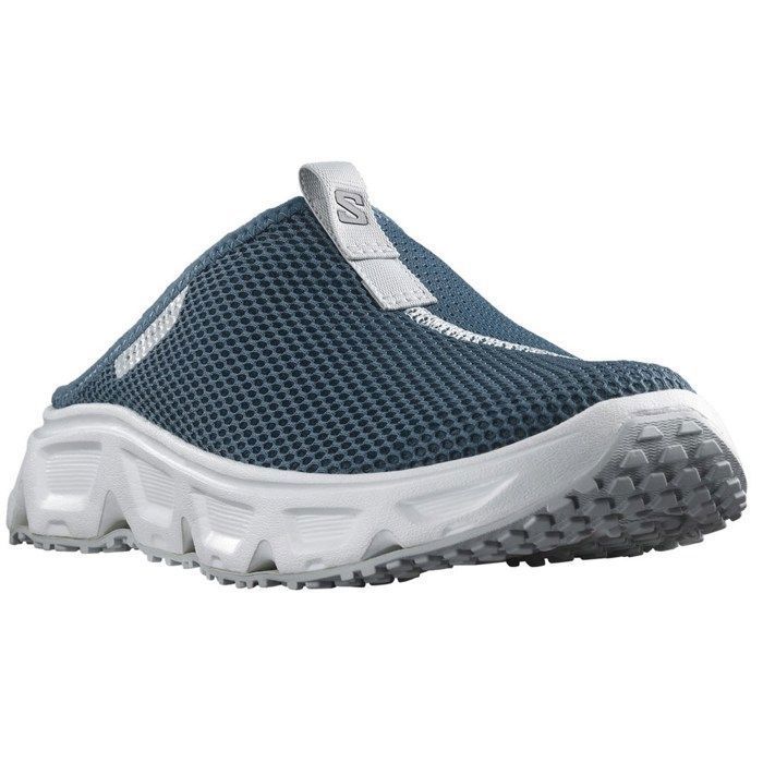 Salomon Salomon Reelax Slide 6.0 Homme - Sandales bleu à scratch tige synthétique talon plat