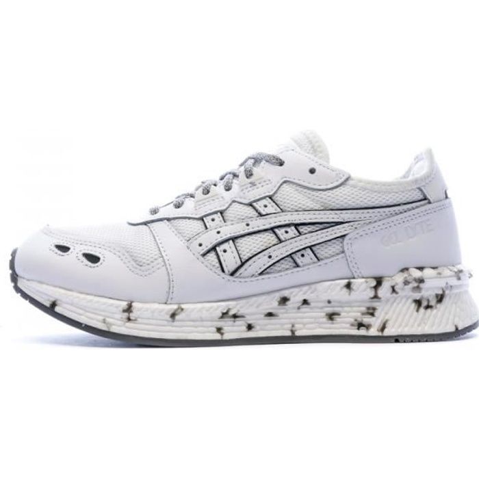 Baskets blanches enfant Asics Hyper Gel Lyte GS Blanc Cdiscount