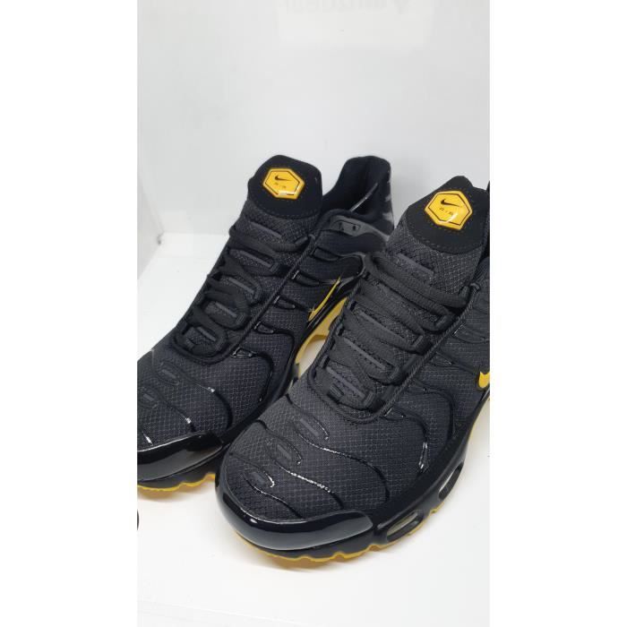 Nike tn airmax noir et jaune - Cdiscount Sport