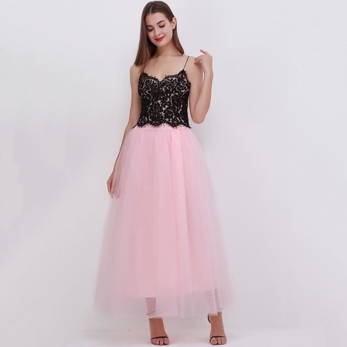 Jupe longue bouffante taille haute outlet